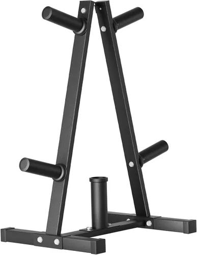 Bongkim - Estante para placas de peso, árbol de pesas y soporte de pesas para platos, soporte de peso para discos de peso olímpicos de 2 pulgadas,