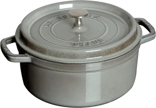 Miniatura 12 de Staub Cocotte Redonda de Hierro Fundido de 5.5 cuartos - Grenadine, Hecho en Francia Granadina