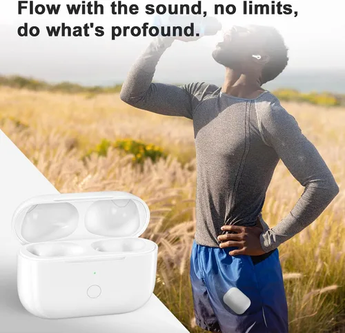 Miniatura 6 de Funda de carga inalámbrica compatible con AirPod Pro de 1ª y 2ª generación con carga USB-C, repuesto de funda de cargador Air Pod Pro 1 2 con botón