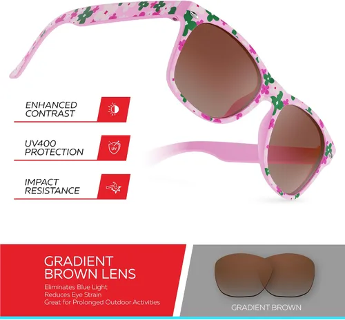 Miniatura 115 de Retro Rewind Lentes de sol para niños y niñas de 3 a 12 años, inastillables, UV400, lentes de sol para niños pequeños