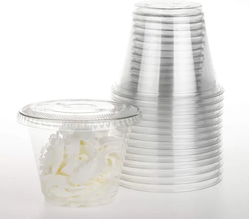 Miniatura 12 de Golden Apple, Juego de 25 vasos de color con tapas de cúpula sin agujero (azul)..