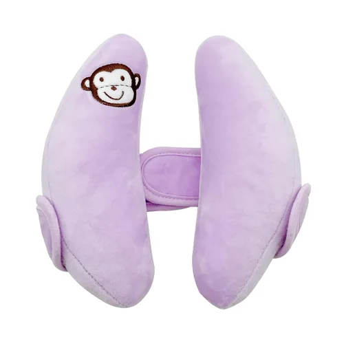 Miniatura 9 de Almohada Ajustable de Soporte para Cabeza y Cuello de Bebé, Almohada de Viaje para Bebé Cojín para Asiento de Carro, Almohada de Reposacabezas