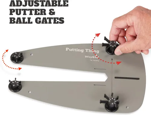 Miniatura 2 de WHYGOLF Sistema de Putting y Accesorio de Putting – Ayuda de Entrenamiento de Golf para Golpe, Precisión y Lectura del Green – Puertas de Putting