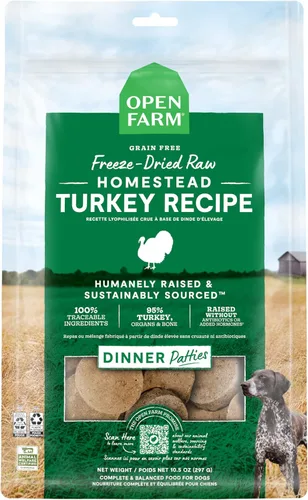 Miniatura 9 de Open Farm, alimento para perros liofilizado y crudo, empanadas con 95% de carne, órganos y huesos, comida completa o mezclador de alimento