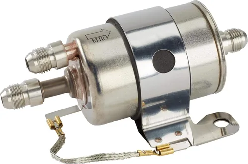 Speedway Motors Regulador de Filtro de Combustible AN6 Deluxe para LS Swap, 58 PSI, Entrada AN6 Integrada, Salida AN6, Filtro de 5 Micrones, Incluye