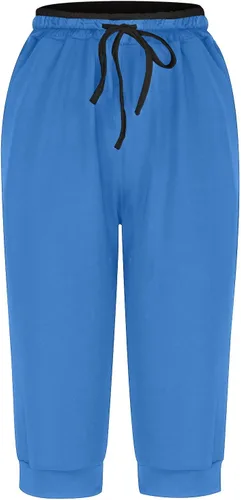 Miniatura 127 de Pantalones capri para mujer, estilo casual, de verano, elásticos, de cintura alta, pantalones de yoga, ajuste atlético, pantalones deportivos
