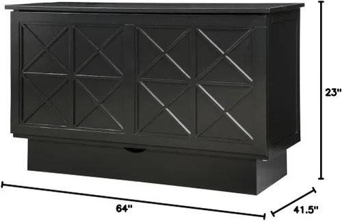 Miniatura 3 de Essex Creden-ZzZ - Cama de gabinete Negro