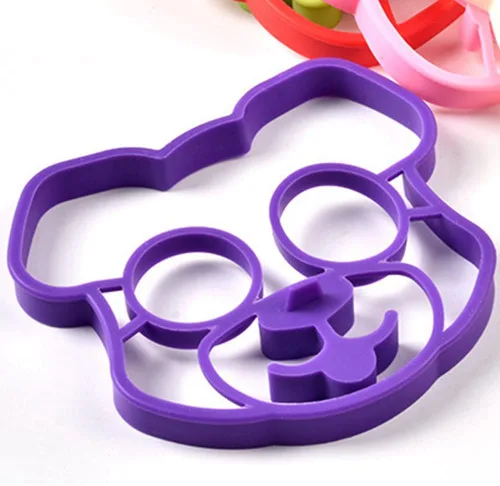 Miniatura 11 de Molde de tortilla de desayuno de silicona para huevo, para panqueques, herramienta de cocina, accesorios de cocina, Gadget Molde de huevo (conejo)