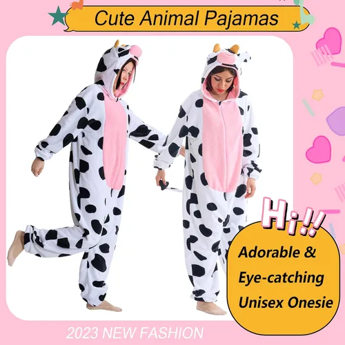 Miniatura 3 de Pijama unisex de animal para adultos, para Halloween, cosplay, mujeres, niñas, hombres y niños, ropa de dormir para el hogar