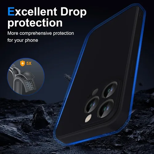 Miniatura 2 de Funda para iPhone 12 Mini, silicona líquida de alta calidad sedosa al tacto, protección de la cámara, forro de microfibra suave antiarañazos, funda