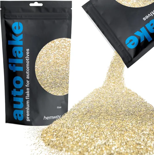 Miniatura 13 de Hemway Auto Flake Glitter FINE 1/64" 0.015" 0.4mm 375 micras Aditivo de Pintura en Hojuelas Metálicas 100g para uso con Pintura en Aerosol para Azul