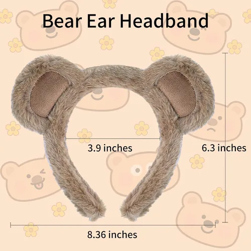 Miniatura 4 de Animal Ears Design Headbands for Women, Costume Hair Accessories for Birthday, Holiday, Party, Cosplay & Daily Wear