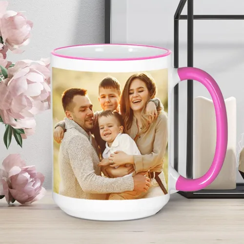 Miniatura 5 de Taza de café personalizada, regalo personalizado, taza de cerámica con foto, imágenes o texto, novedad de tazas personalizadas, perfecta para Borde