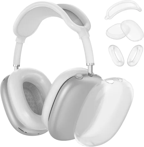 Miniatura 19 de Funda rígida para AirPods Max con modo de sueño, funda de transporte para auriculares con almohadillas de silicona para AirPods