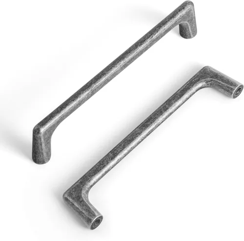 Miniatura 103 de Goo-Ki - Tiradores de gabinete de latón antiguo con centros de agujeros de 3 pulgadas (76mm), manijas de gabinete de aleación de zinc estilo retro