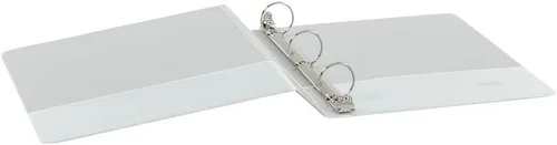 Miniatura 5 de Cardinal Carpeta de 3 anillos de 1.5 pulgadas, anillos redondos, color blanco, paquete de 4, capacidad para 350 hojas (79517)
