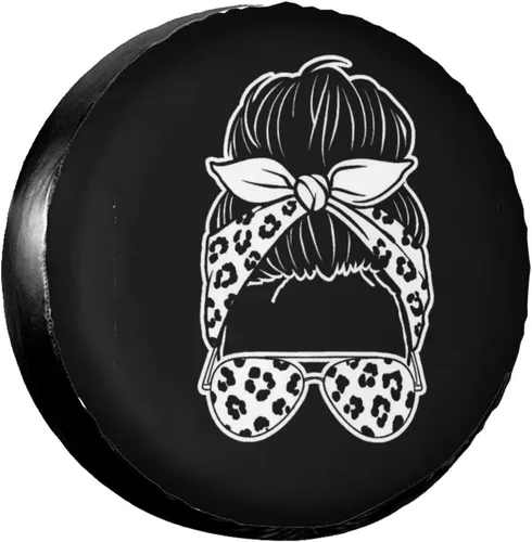 Miniatura 12 de Bee Wings Blooms Spare Tire Cover Wheel Protectors Dust-Proof Wheel Tire Cover Fit Trailer, Rv, Sand Many Vehicle 14inch