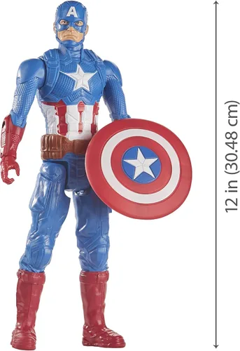 Miniatura 13 de Marvel Avengers Titan Hero Series Blast Gear - Figura de acción del Capitán América