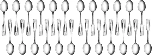Miniatura 9 de New Star Foodservice 58260 - Cuchara de servir de acero inoxidable 18/0, diseño de concha, 21.3 cm, juego de 12