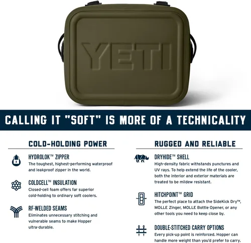 Miniatura 8 de YETI Hopper Flip 12 - Enfriador portátil Oliva