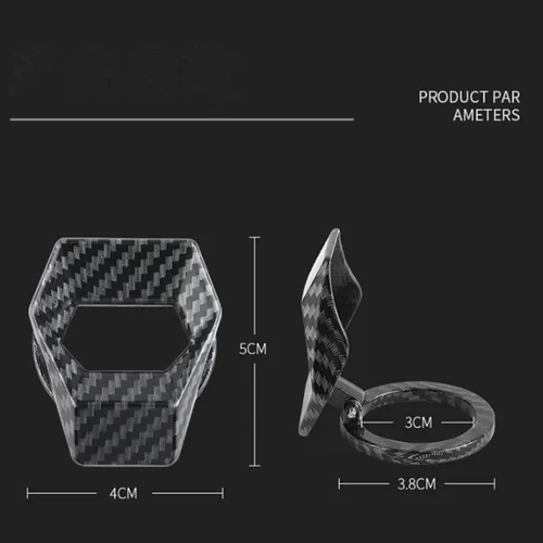 Miniatura 4 de Cubierta universal del botón de arranque del motor de aleación de aluminio del coche ajuste de control de potencia para Honda Civic Accord CRV XRV