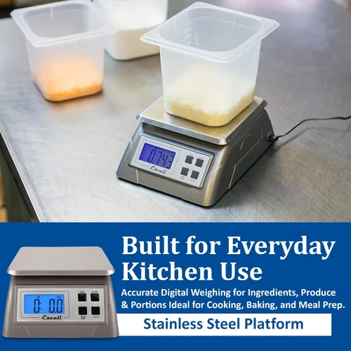 Miniatura 3 de Carlisle FoodService Products SCDG13 - Báscula de cocina digital cuadrada grande