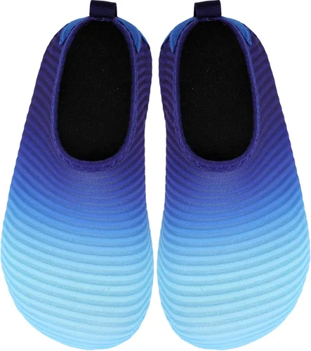 Miniatura 4 de Scurtain - Zapatos acuáticos para niños, calcetines acuáticos de secado rápido con sensación de pies descalzos para niños, niñas y bebés con suela