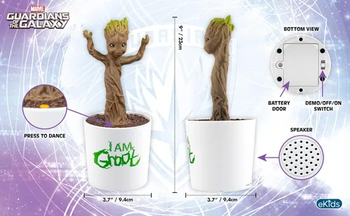 Miniatura 4 de Figura de acción Groot bailarín de Guardianes de la Galaxia
