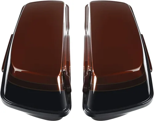 Miniatura 4 de TCMT Auburn Sunglo/Agujero Negro Con Rich Bourbon Duro Alforjas Para Harley Touring Street Electra Glide Ultra Limited 2014-2023