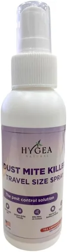 Miniatura 10 de Hygea Natural Spray de viaje para matar ácaros del polvo, ayuda a eliminar ácaros del polvo, ácaros de alfombras, ácaros de roedores, pájaros