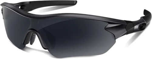 Miniatura 9 de Gafas de sol deportivas polarizadas para hombres y mujeres, jóvenes, béisbol, correr, pesca, tenis, golf, ciclismo, conducción, motor TAC UV400 TR90
