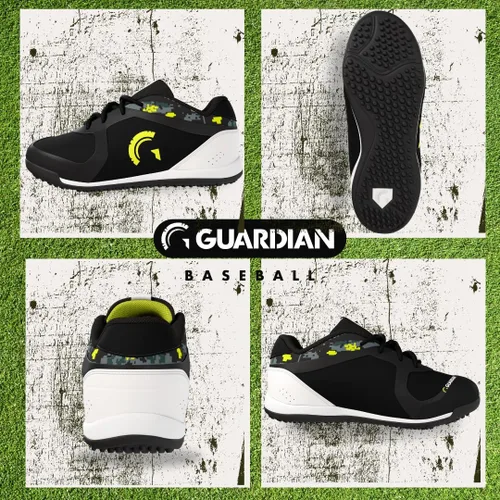 Miniatura 6 de Guardian Bolt - Zapatos de béisbol para césped juvenil, tacos de béisbol para niños y niñas, zapatos de sóftbol, ligeros, de apoyo, diseño cómodo