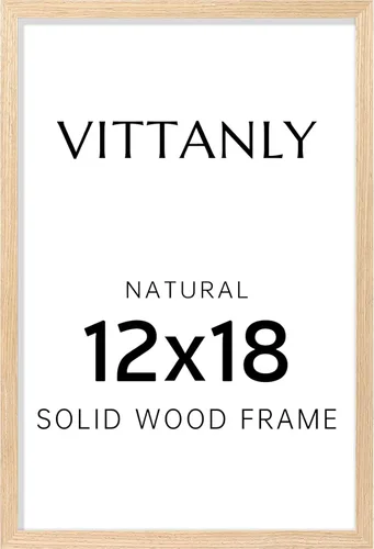 Miniatura 38 de Vittanly - Marco de fotos de 4 x 6 pulgadas de madera maciza con plexiglás, incluye paspartú de 3,5 x 5, para colgar en la pared o poner sobre una