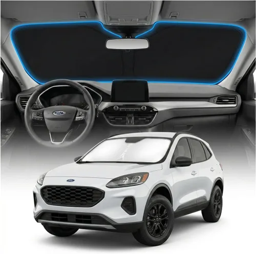 Miniatura 130 de Cubierta para parabrisas para BMW X1 E84 – Ajuste personalizado X1 E84 Accesorios 2016-2024 2025 Parasol plegable protección UV y escudo térmico