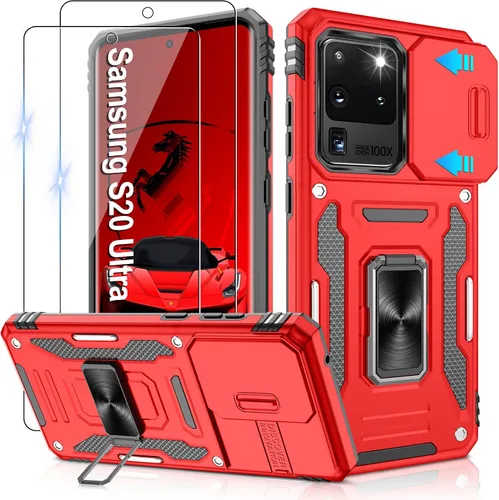 Miniatura 108 de Gritup para Samsung Galaxy S22 Funda con protectores de pantalla HD de 2 paquetes y cubierta deslizante para la cámara, protección contra caídas