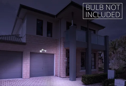 Miniatura 10 de Lithonia Lighting OFTH 300PR 120 P WH-M12 - Soporte ajustable doble PAR con atardecer a amanecer, 120 voltios, 300 vatios, color blanco