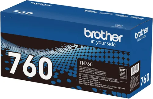 Miniatura 2 de Brother Cartucho de tóner negro genuino TN760 de alto rendimiento