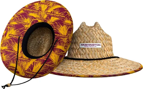 Miniatura 102 de FOCO - Sombrero de paja con logotipo de equipo universitario de NCAA y estampado floral para hombre TEAM LOGO