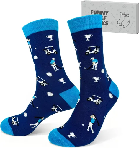Divertidos calcetines de golf para hombres, regalos de golf geniales para papá, él, amigos y compañeros de trabajo, accesorios novedosos, rellenos