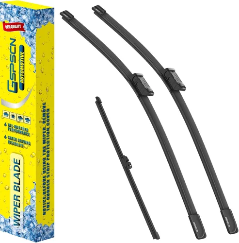 Miniatura 10 de GSPSCN 2 limpiaparabrisas de repuesto para Cooper R55, R56, R57, 2013, 2014, 2015, 19 + 18 pulgadas (juego de 2)