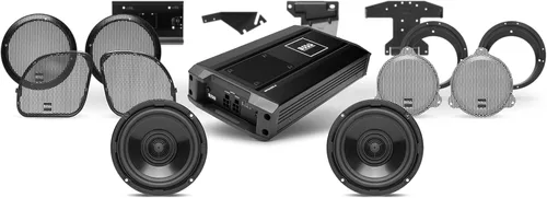 Miniatura 4 de BOSS Audio Systems BHD3F Harley Davidson - Kit de altavoces delanteros para bicicleta, compatible con motocicletas Electra 1998+, Road Glide