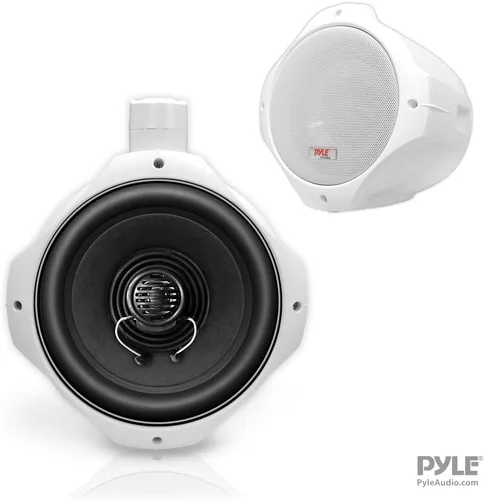 Miniatura 3 de Pyle Altavoces de torre de wakeboard marinos impermeables – Juego de altavoces de subwoofer dual de 8 pulgadas y tweeter de 1 pulgada con potencia