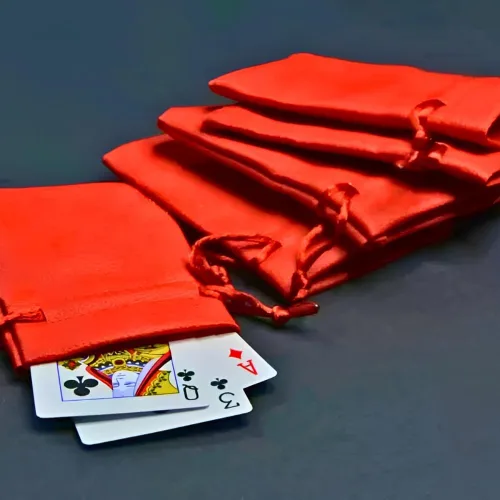 Miniatura 4 de MilesMagic Magician's Set de 5 bolsas de detección de lujo Gimmick Mind Reading Ilusión Efecto de predicción real, calle, escenario, salón Close-Up