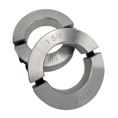 Miniatura 19 de Diámetro de orificio de 0.50 pulgadas - Abrazadera del collar de eje de dos piezas - Aluminio 2024 (paquete de 4)