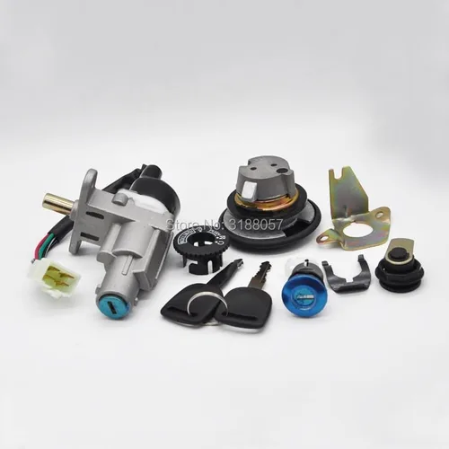 Miniatura 2 de Juego de llaves de bloqueo de interruptor de encendido para scooter B08 B09 Cayman Jet West Scooter QJ B08 Keeway Fact 50 RY8 para Vento Vmoto Monza