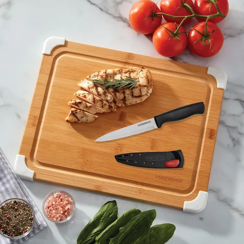 Miniatura 5 de Farberware 5158146 EdgeKeeper - Cuchillo utilitario, 4.5 pulgadas, color negro