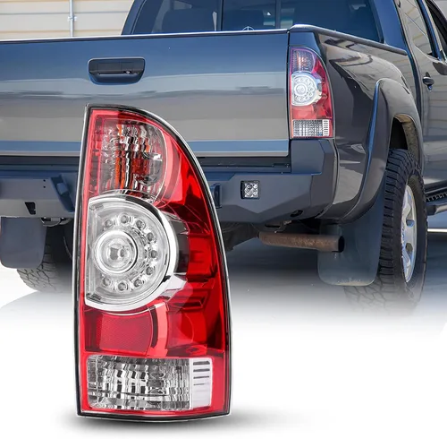 AUTOONE Conjunto de luces traseras para Toyota Tacoma, conjunto de lámpara trasera para camioneta Tacoma 2005-2015, lado del pasajero, con bombillas