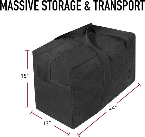 Miniatura 13 de Bolsa cargo, de Rothco, de lona, estilo paracaidista