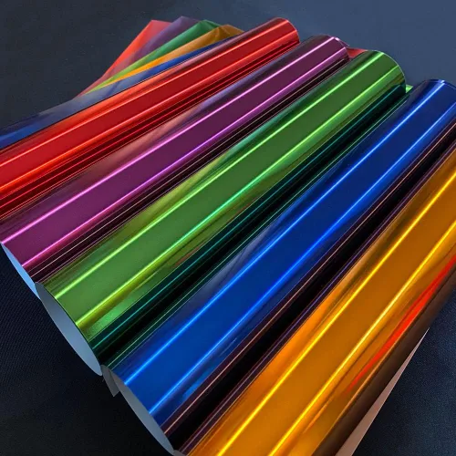 Miniatura 4 de Tvinyl Warehouse Vinilo de transferencia de calor HTV de 12 x 10 pulgadas para ropa, color rojo, verde, azul, morado y naranja (paquete de 5)