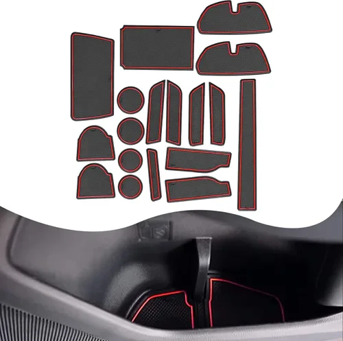 Miniatura 9 de YEE PIN Para Subaru Crosstrek STARLINK 2024 Tapete de consola Crosstrek Guantera Crosstrek 2024 Crosstrek Cup Mats 2024 STARLINK Inserts Liners